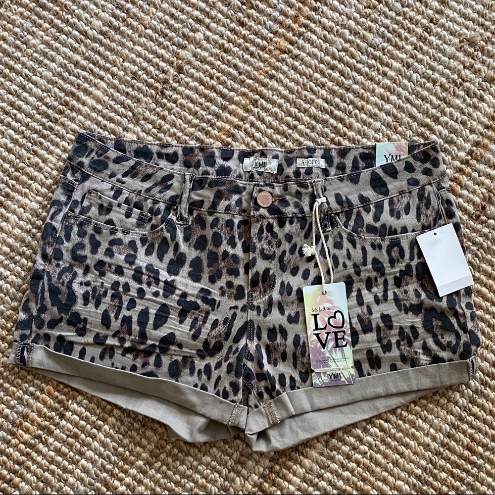 Brand New Animal Print Shorts Size 13